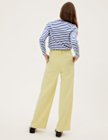 Crepe Wide Leg Trousers
