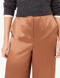 Satin Wide Leg Pyjama Trousers