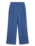 Cotton Mix Plain Regular Fit Palazzo