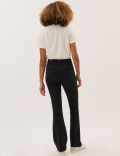 Slim Fit Flared Trousers