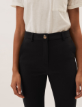 Slim Fit Flared Trousers