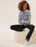 Slim Fit Flared Trousers
