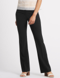 4 Way Stretch Slim Bootcut Trousers