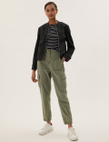 Quilted Bomber Jacket