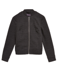 Quilted Bomber Jacket