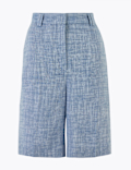 Tailored Linen Shorts