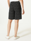 Polka Dot High Waist Tailored Shorts