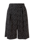 Polka Dot High Waist Tailored Shorts