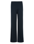 Jersey High Waisted Wide Leg Trousers
