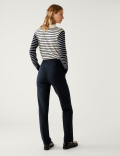 Jersey Straight Leg Trousers