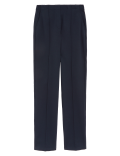Jersey Straight Leg Trousers