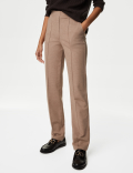 Jersey Straight Leg Trousers