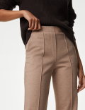 Jersey Straight Leg Trousers