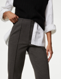 Jersey Straight Leg Trousers