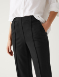 Jersey Straight Leg Trousers