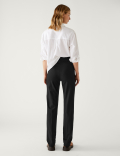 Jersey Straight Leg Trousers