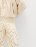 Lace Wide Leg Trousers