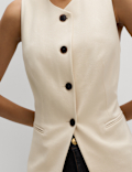 Jersey Collarless Waistcoat