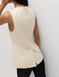 Jersey Collarless Waistcoat