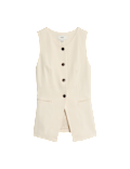 Jersey Collarless Waistcoat