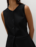 Jersey Collarless Waistcoat