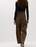 Double Pleat Cuff Detail Trousers