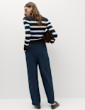 Double Pleat Cuff Detail Trousers