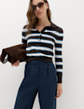 Double Pleat Cuff Detail Trousers