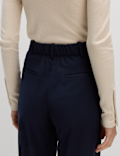 Straight Leg Trousers with Stretch