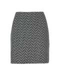 Printed Jersey A-Line Mini Skirt