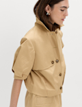 Pure Cotton Balloon Sleeve Jacket