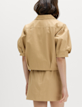Pure Cotton Balloon Sleeve Jacket