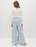 Relaxed Trousers with Linen