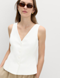 Waisted Single Breasted Waistcoat