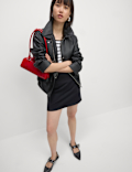 Jersey Mini A-Line Skirt