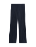 Striped Slim Fit Flare Trousers