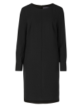 Long Sleeve Shift Mini Dress