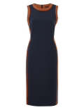 Colour Block Side Stripe Bodycon Midi Dress