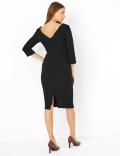 Off The Shoulder Bodycon Midi Dress