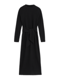 Tie Front Midi Shift Dress