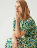Floral Midaxi Tea Dress