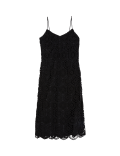 Cotton Rich Textured Midi Slip Dress