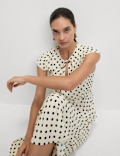 Floral Tie Neck Midaxi Tea Dress