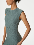 Jersey Textured Midi Bodycon Dress