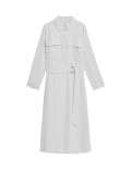 Midi Utility Shirt Dress