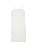 Cotton Rich Embroidered Square Neck Dress