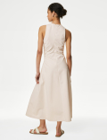 Jersey Ruched Midaxi Bodycon Dress