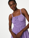 Strappy Midaxi Smock Dress