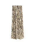 Animal Print Maxi Slip Skirt