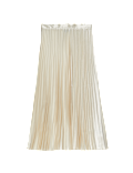 Satin Pleated Midaxi Skirt